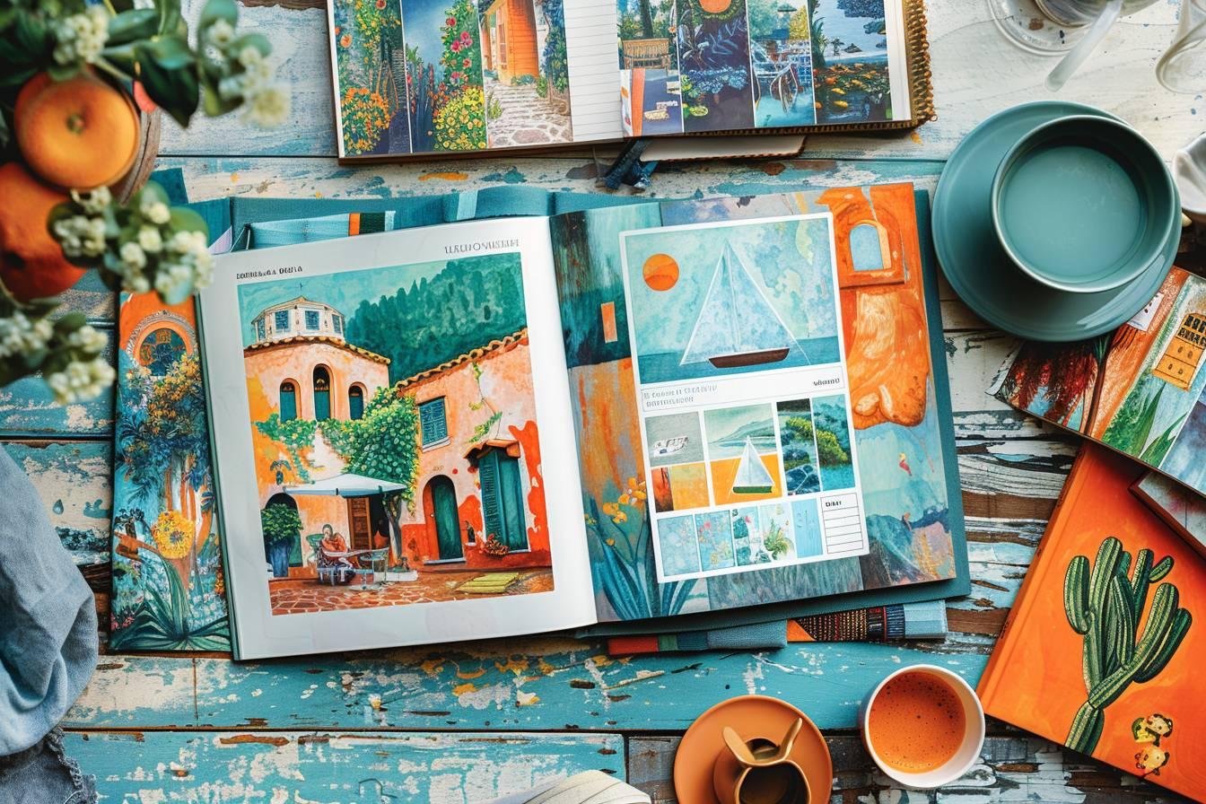 Comment rédiger un carnet de voyage illustré de façon créative